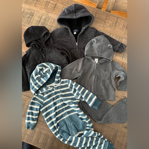 Other - Toddler Set 2 Zip up Sweaters, 1 Onesie and 1 2PC